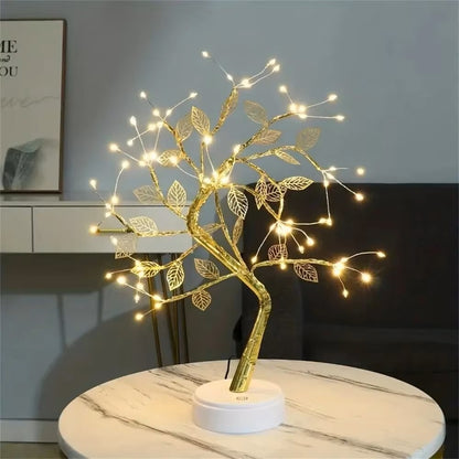 מבית הום ספארקל - Golden Tree Lamp