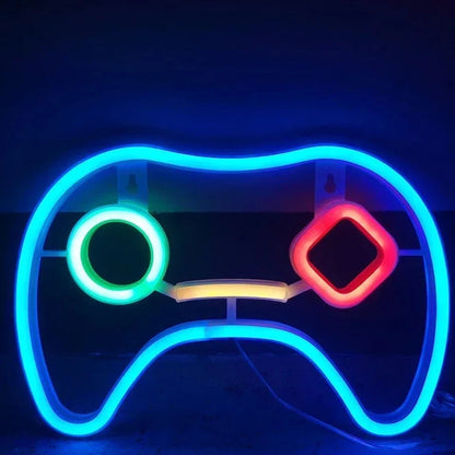 Neon Signs for Bedroom Wall Decor USB Powered Switch LED Neon Light for Game Room Living Room Teen Gamer Room Decoration