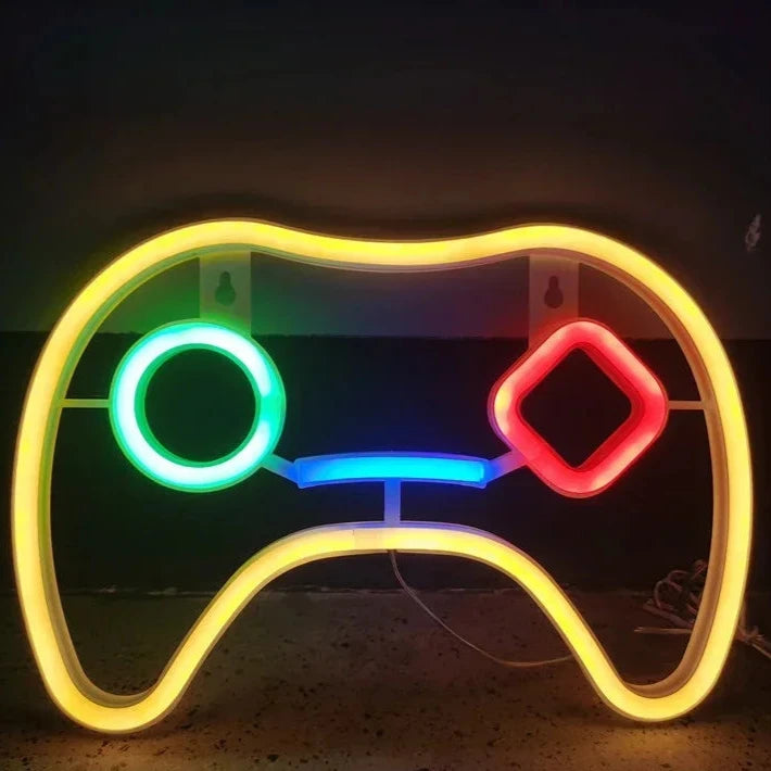 Neon Signs for Bedroom Wall Decor USB Powered Switch LED Neon Light for Game Room Living Room Teen Gamer Room Decoration